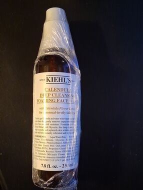 Sealed Kiehl's Calendula Deep Cleansing Foaming Face Wash 7.8 Oz